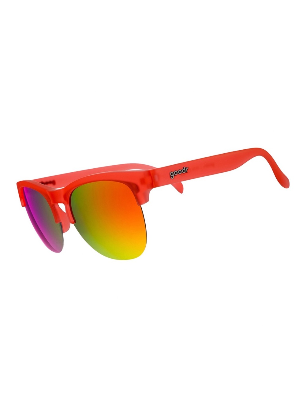 goodr Avant G Chateau de Maraschino Square Sunglasses - Orange